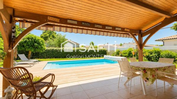 Maison à vendre à La Teste-de-Buch Quartier calme, piscine chauffée et prestations soignées