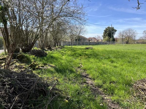 Beau terrain avec dépendances en pierre
