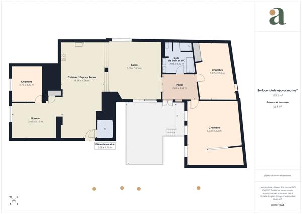 Grand loft indépendant de 176 m² Colombes Centre-Gare