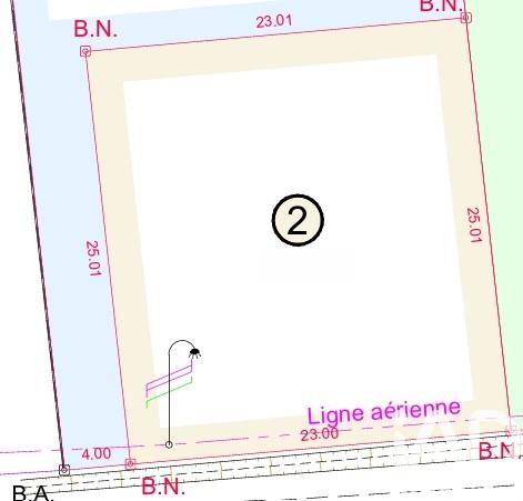 Terrain à vendre 575 m² Chanteau