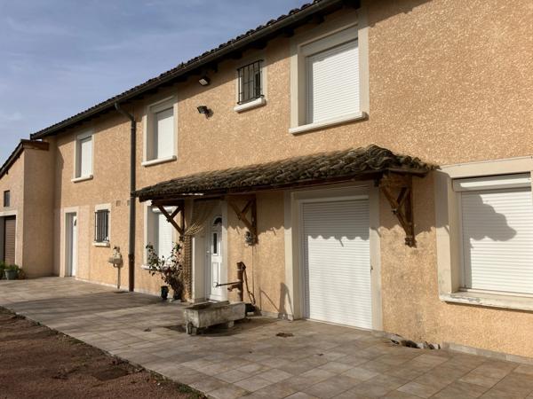 Maison à vendre 6 pièces proche à TAPONAS (69220) - Maison de 110 m² avec Jardin privatif et 2 Parkings .Arrêt bus à 50 m