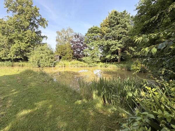 Rare sur la commune de St-Pierre-La-Cour, longère de 145m2 dont 125m2 de plain-pied, située à 2 kms du centre sur une parcelle de plus de 4000m2 avec une pièce d'eau ! Ne tardez pas à lire la suite, j'ai peut-être la maison dont vous rêvez ! 
Vous arriverez par un chemin privé, vous longerez la pièce d'eau pour au bout du chemin découvrir cette maison belle et longue maison en pierre. 
Nous commencerons la visite par le salon-séjour lumineux de 37m2 qui donne accès aussi au jardin. L'escalier tout récemment installé dessert la seule pièce de l'étage, une pièce de 20m2 récente qui sert aujourd'hui de chambre mais qui pourrait aisément devenir une salle de jeux, de sport ou encore un bureau. La charpente a été laissée apparente afin de donner du cachet à cette pièce, et c'est réussi ! 
Nous poursuivrons la visite du rez-de-chaussée avec la cuisine de 17m2, un très beau potentiel pour ses futurs propriétaires, comme sur la simulation que je vous ai mise en photo pour vous aider à vous projeter. 
Un couloir avec placard nous conduit à un wc séparé, une salle d'eau de 5m2 à rénover (comme pour la cuisine, je vous ai joins une photo avec une idée de projet)  et ensuite nous accèdons aux trois chambres qui ont toute la même particularité .... elles ont toutes les 3 un accès direct et privatif au jardin, rare encore ! La première chambre fait 12m2, la seconde 15m2 et la chambre parentale fait 22m2. Cette dernière a été séparée par un dressing. 
Vous souhaitez plus grand ? C'est possible puisque 60m2 de combles sont encore aménageables. 
Coté rangement, attenant et accessible par le salon-séjour et par une porte extérieur, vous découvrirez une buanderie arrière-cuisine de 22m2 (non comptabilisée dans la surface habitable). 
Le mode de chauffage de cette maison est un insert bois avec une soufflerie qui distribue la chaleur dans les pièces. 
Toutes les menuiseries sont en pvc double vitrage, elles ont été changées en 2017. La toiture et l'isolation des combles ont été refaits en 2010. La taxe foncière est de 590€.
Intéressant, depuis 2023 la maison est équipée de 7 panneaux solaires avec autoconsommation et revente du surplus ! 
La maison a un puits. La fosse septique est non conforme. 
Coté extérieur, vous pourrez profiter en toute tranquillité sans aucun vis à vis d'une parcelle d'environ 4300m2 avec une petite dépendance en pierre idéale pour un garage et belle surprise... une pièce d'eau pour les amateurs de partie de pêche en famille ou entre amis. 
Vous souhaitez un peu plus de terrain ? C'est possible, les propriétaires peuvent céder une parcelle constructible attenante d'environ 2000m2... . 
Alors, cette maison semble correspondre à vos critères de recherche ? 
Ne tardez pas, appelez-moi pour d'éventuels renseignements complémentaires et peut-être fixer une visite !
Et n'oubliez pas, Saint-Pierre-La-Cour est une commune dynamique de 2300 habitants avec une école privée, une école publique, un collège privé, un pôle enfance jeunesse, mais aussi, médecins, dentiste, kiné, centre de soins infirmiers, ostéopathes, orthophoniste, psychologue, sage-femme,  pharmacie, infirmières libérales ainsi que de nombreuses infrastructures sportives, des commerces (supérette, boulangerie, boucherie, coiffeurs, bar, etc), avec son accès rapide à l'axe Rennes-Laval et à l'autoroute ainsi que sa gare ferroviaire avec ses arrêts quotidiens.
