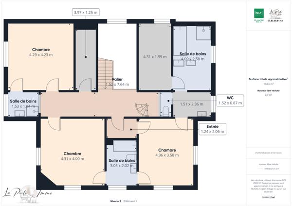 Villeneuve-les-Corbières (11360) Maison de Maître F6 de 460 m2 avec piscine et terrain de 1350 m2