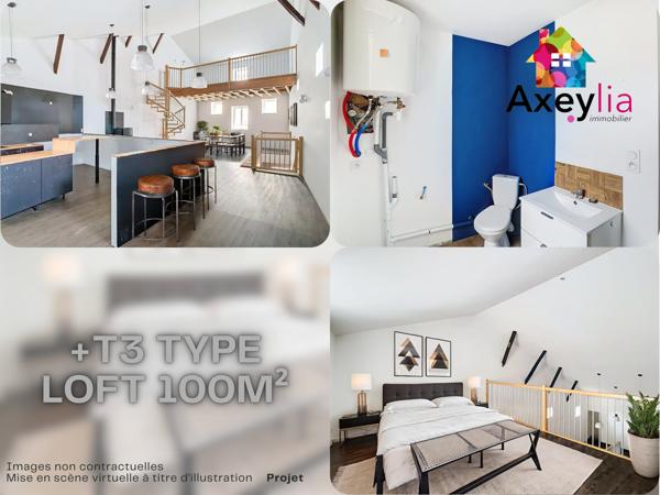 Renaison (42370) A VENDRE - RENAISON - IMMEUBLE AVEC GARAGE ET LOCAL COMMERCIAL