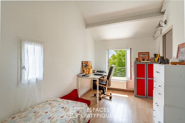 Belle rénovation de maison avec jardin intime proche gare SNCF/RER A de Houilles