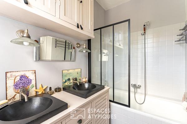 Belle rénovation de maison avec jardin intime proche gare SNCF/RER A de Houilles