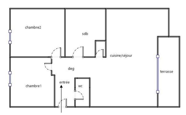 Marseille (13012) 13012 T3 terrasse et garage