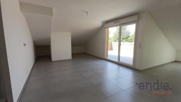 ROSENAU – Superbe appartement 3 pièces au dernier étage – 62,13 m² habitables et 91,48 m² au sol