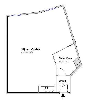 Location studio 30 m² Carrières-sur-Seine