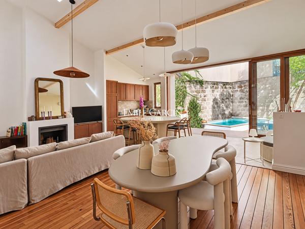 À vendre -  Maison - Bordeaux Saint Genès - Jardin - piscine - cave