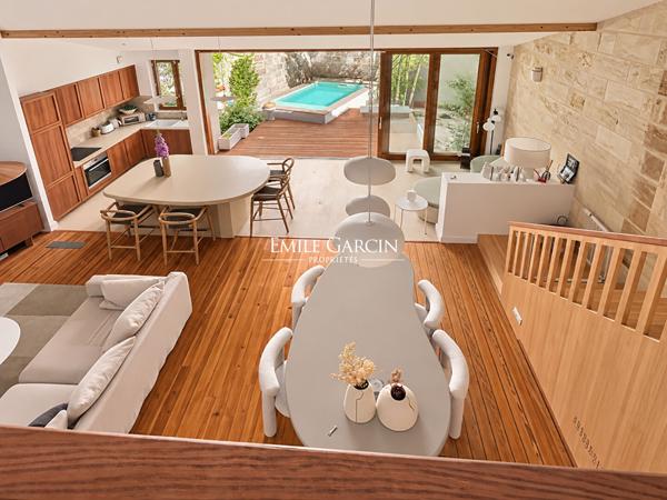 À vendre -  Maison - Bordeaux Saint Genès - Jardin - piscine - cave