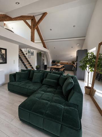 Appartement loft avec balcon et place de parking