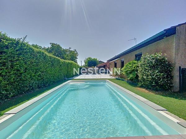 SOUS COMPROMIS - Maison Villeneuve Tolosane de plain-pied - 5 pièce(s) 110 m2 avec jardin et piscine