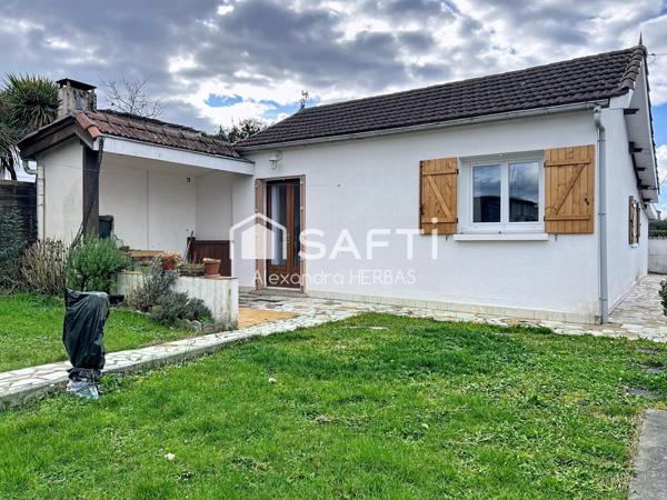 Maison 3 pièces de plain-pied à Pessac – Verthamon, potentiel d’évolution