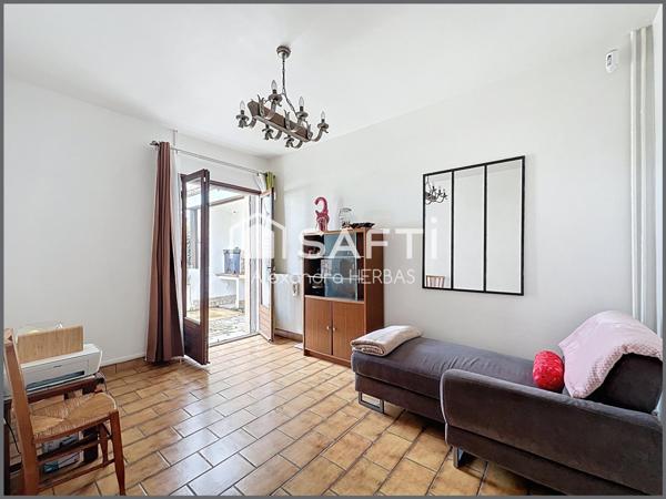 Maison 3 pièces de plain-pied à Pessac – Verthamon, potentiel d’évolution