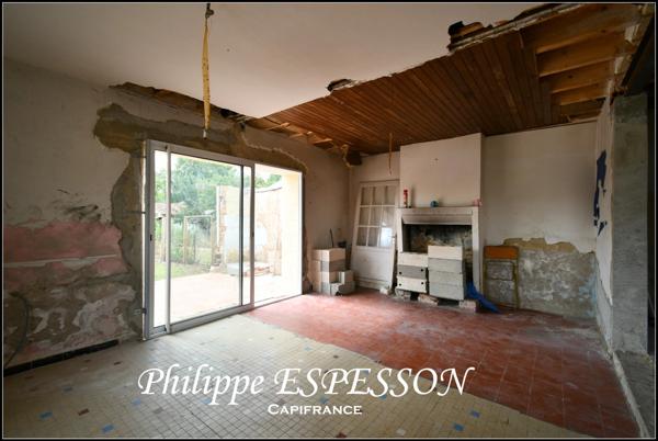 Maison en pierre à rénover avec appartement indépendant et terrain clos MIRAMONT DE GUYENNE (47)