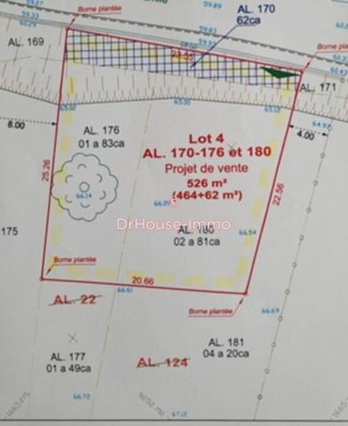 Terrain à vendre de 526 m²