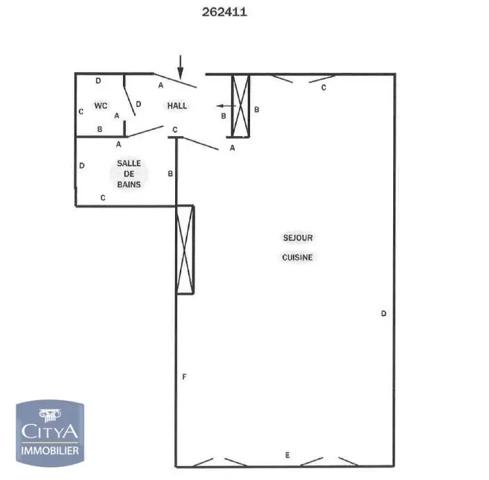 Appartement à louer 1 pièce 45.53m² Saint-Priest (69800)
