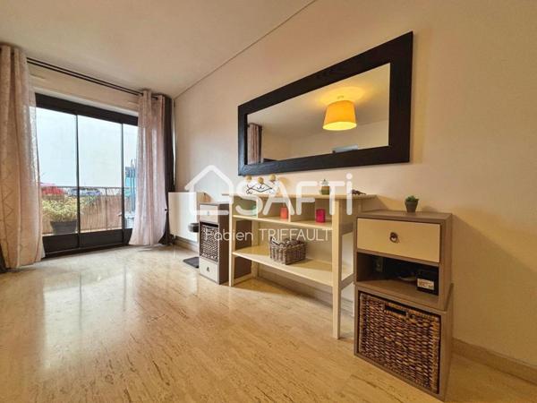 T2 avec balcon et loggia fermé