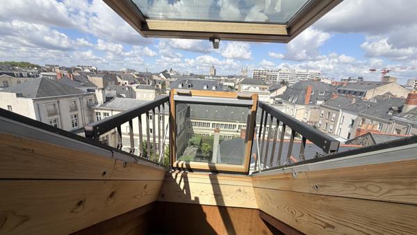 ANGERS PLACE DU LYCEE JARDIN DU MAIL AU DERNIER ETAGE APPARTEMENT A RENOVER Détails des diagnostics énergétiques