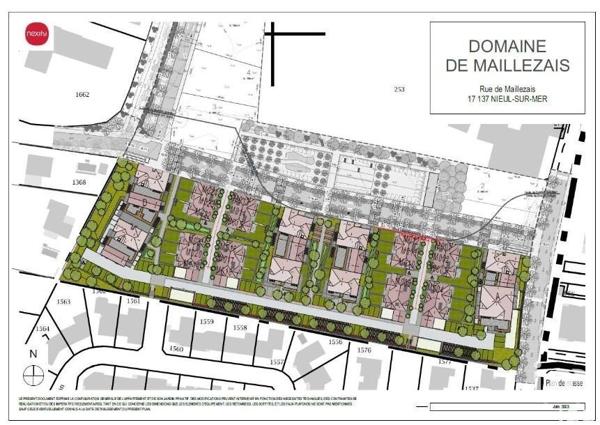 Appartement 2 pièces de 43 m² à Nieul-sur-Mer (17137)