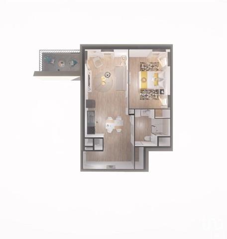 Appartement 2 pièces de 43 m² à Nieul-sur-Mer (17137)