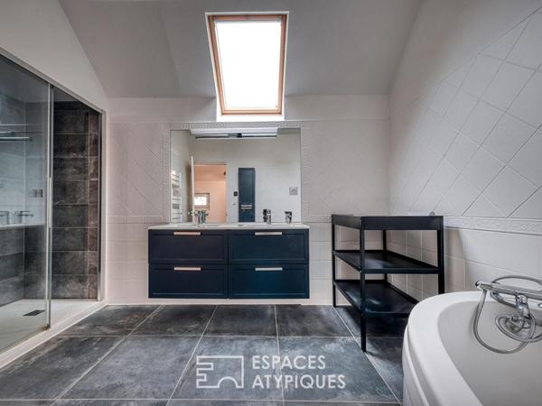 Maison de ville avec jardin