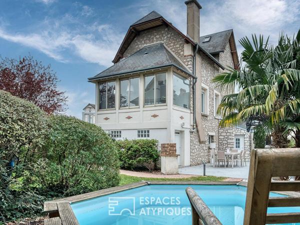 Maison de ville avec jardin