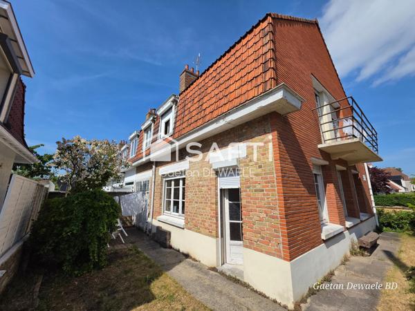 Maison de plage, 3 chambres, jardin et garage