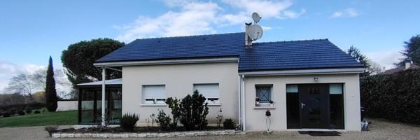 Maison plain pied vue imprenable sur la Vienne