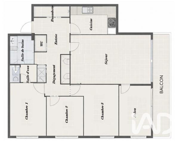 Appartement à vendre 5 pièces 98 m² Saint-Maur-des-Fossés