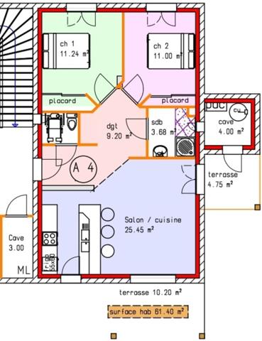 Appartement à vendre 3 pièces MARNAZ (74)
