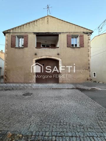 MAISON DE VILLAGE 95M² AVEC STUDIO DE 27M² ET GARAGE 130M²