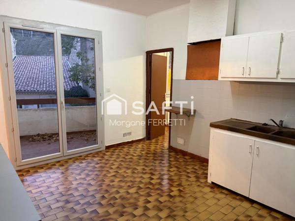 MAISON DE VILLAGE 95M² AVEC STUDIO DE 27M² ET GARAGE 130M²