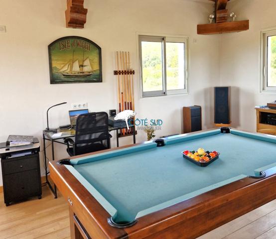 Villecroze (83690) Villa 9 pièces 5 chambres avec piscine et salle de sport, salle de billard...
