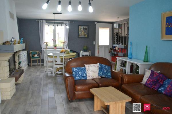 Maison de plain pied avec beau terrain