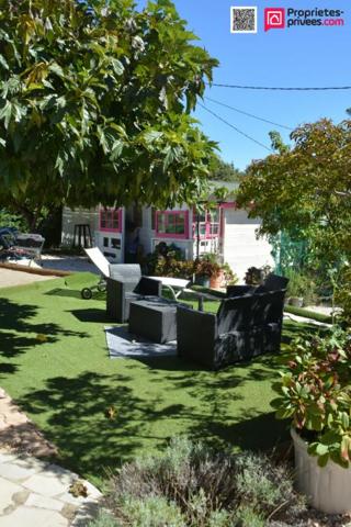 Maison de plain pied avec beau terrain