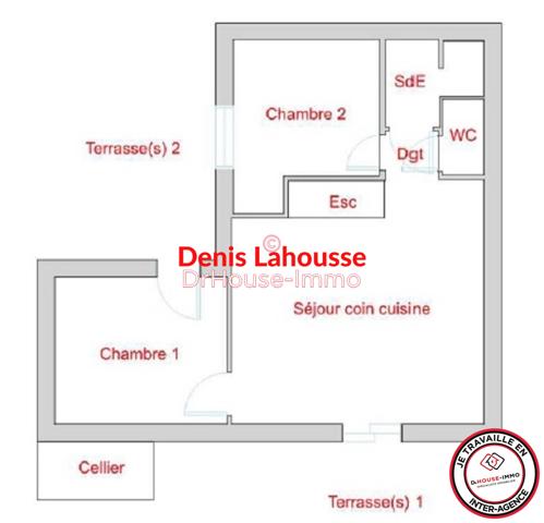 Maison à vendre 4 pièces de 45 m²