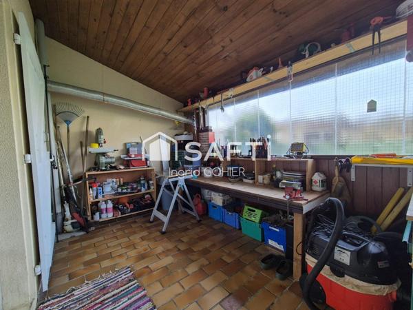 Pavillon 117m² avec jardin, véranda, grand garage