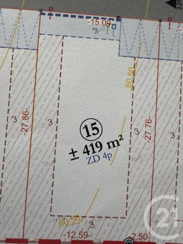 Terrain à vendre  419 m2 MAY SUR ORNE - 14