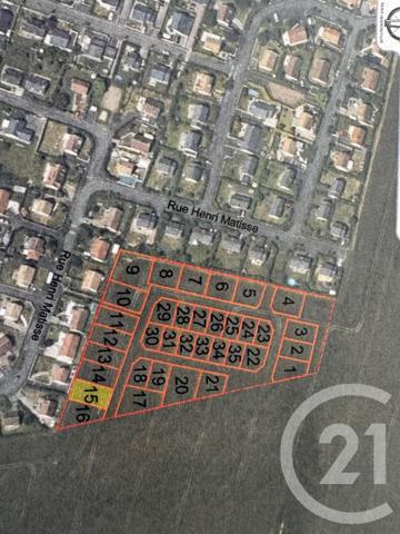 Terrain à vendre  419 m2 MAY SUR ORNE - 14