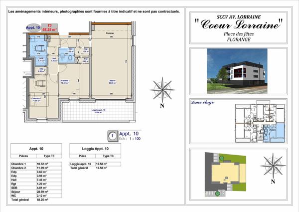 Appartement à vendre    3 pièces • 68,25 m2 Florange