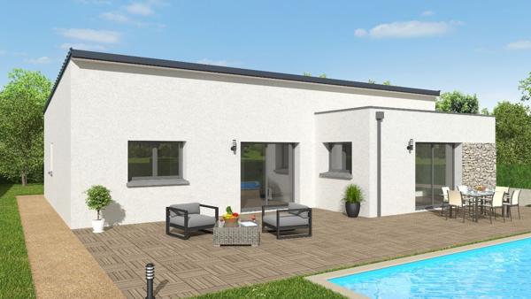 Terrain + Maison à vendre 5 pièces - 115 m²