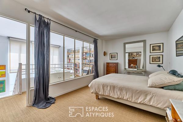 Ancien atelier d’artiste aménagé en duplex à Montmartre