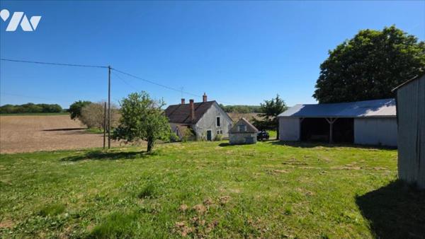 Vicq sur Nahon (36)Fermette à rénover sur 3.9 hectares