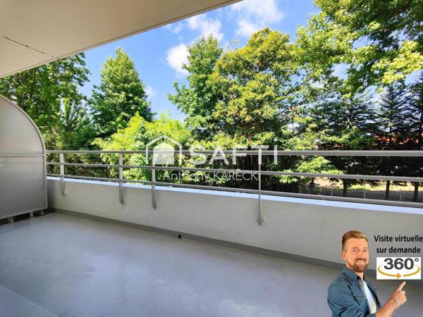 Appartement T4 avec terrasse, sans vis à vis, double garage privé
