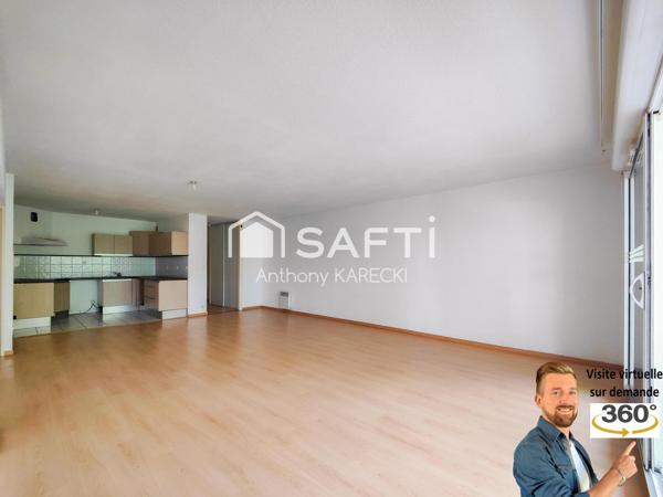 Appartement T4 avec terrasse, sans vis à vis, double garage privé