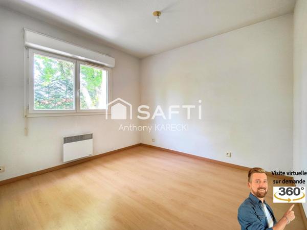 Appartement T4 avec terrasse, sans vis à vis, double garage privé