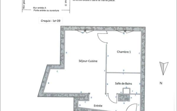 Appartement à vendre    2 pièces • 36,52 m2 Paris 10