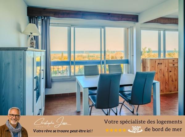 Appartement  4-6 couchages face mer